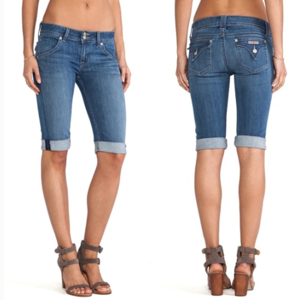 Hudson palerme knee cuff shorts tribute wash sz 25